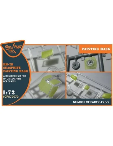 HH-2D SEASPRITE for CP kit painting mask, 1/72 - Clear Prop Accesso...