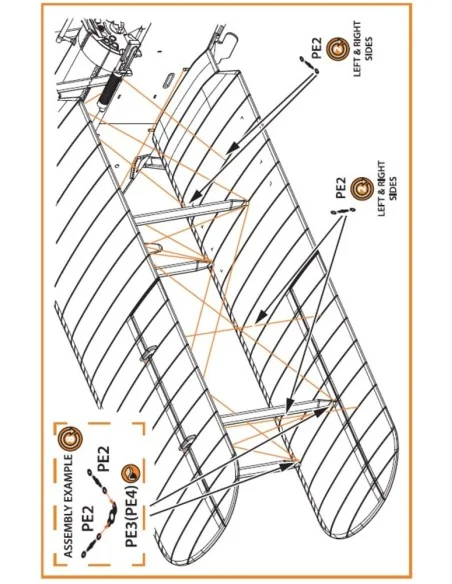 Wire Turnbuckles and ports PE set for CP kits DH.9a/R-1/MR-1, 1/72 ...