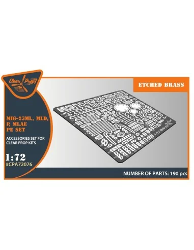 [NO_DESC] MiG-23ML, MLD, P, MLAE PE set for CP kits, 1/72 - Clear P...