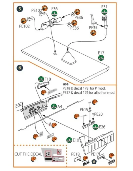 [NO_DESC] MiG-23ML, MLD, P, MLAE PE set for CP kits, 1/72 - Clear P...