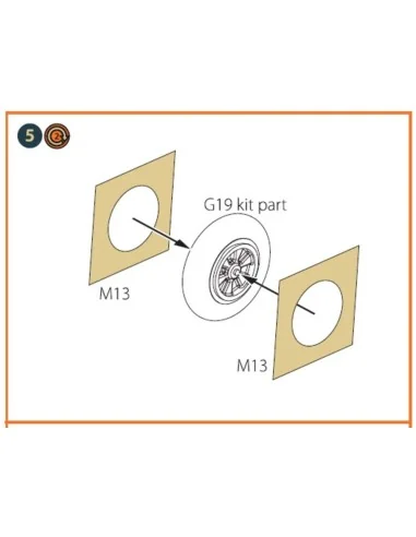 MiG-23ML, MLD, P, MLAE painting mask for CP kits, 1/72 - Clear Prop...