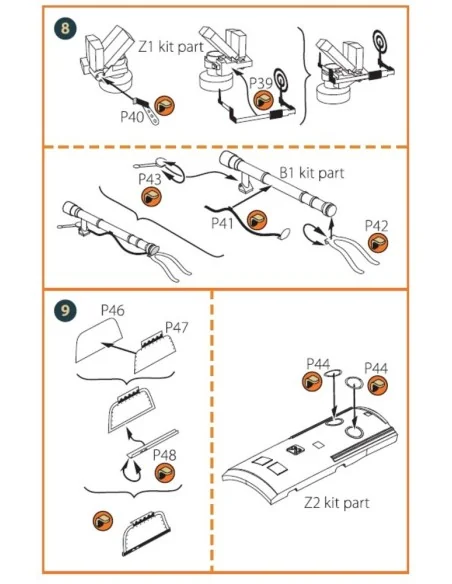I-16 type 5 PE set for CP kits, 1/72 - Clear Prop Accessories CPA72084