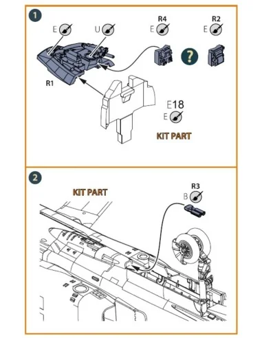 [NO_DESC] MiG-23 Instrument panel cover with gunsight for CP kits, ...