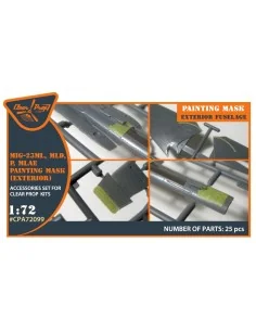 MiG-23ML, MLD, P, MLAE Exterior painting mask for CP kits, 1/72 - C...