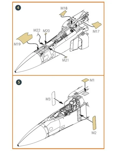 MiG-23ML, MLD, P, MLAE Exterior painting mask for CP kits, 1/72 - C...