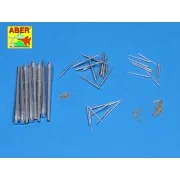 Set of barrels for Bismarck, 1/200 - Aber Models RE-200 L04