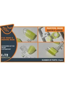 F-5E Tiger II painting mask for Italeri kits, 1/72 - Clear Prop Acc...