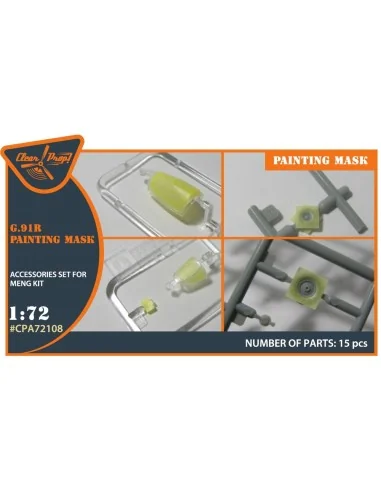 G.91R painting mask for MENG kits, 1/72 - Clear Prop Accessories CP...