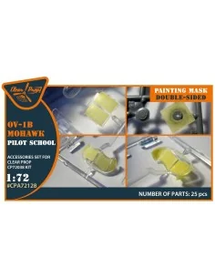 OV-1B Mohawk Pilot School painting mask for CP kit CP72038, 1/72 - ...