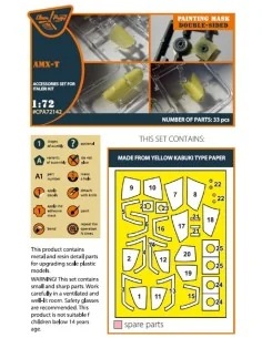 AMX-T double-sided painting mask for Italeri kits, 1/72 - Clear Pro... 2