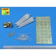 Set of barrels for HMS Rodney or Nelson - Aber Models RE-200 L05