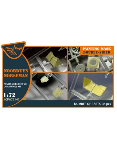 Noorduyn Norseman double-sided painting mask for Dora Wings kit, 1/...