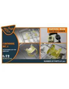 Chinook HC.1 double-sided painting mask for Airfix kit, 1/72 - Clea...
