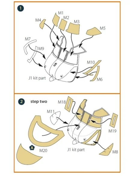Chinook HC.1 double-sided painting mask for Airfix kit, 1/72 - Clea...