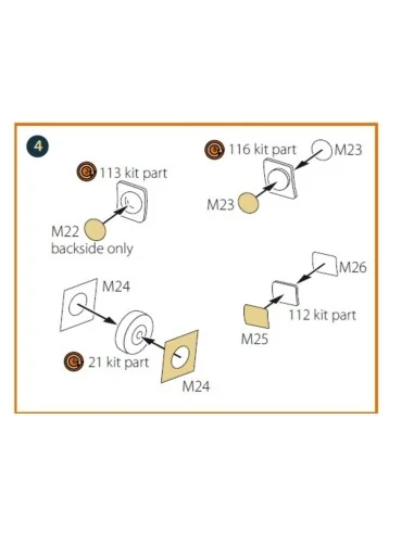 CH-46 painting mask for Fujimi kits, 1/72 - Clear Prop Accessories ...