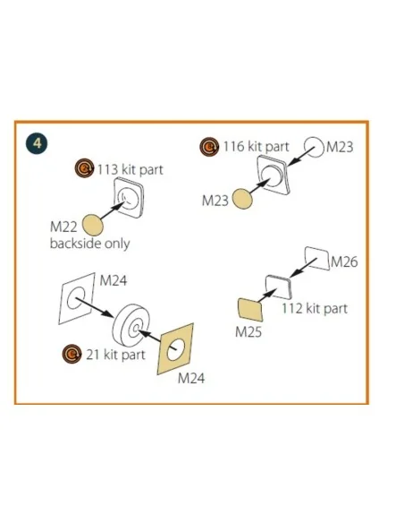 CH-46 painting mask for Fujimi kits, 1/72 - Clear Prop Accessories ...