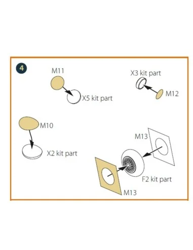 MiG-19P/PM/J-6A/J-6B painting mask for CP kits, 1/72 - Clear Prop A...
