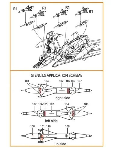 RS-2U/US (4pcs) used on the following airplanes: MiG-19PM/PML, MiG-...