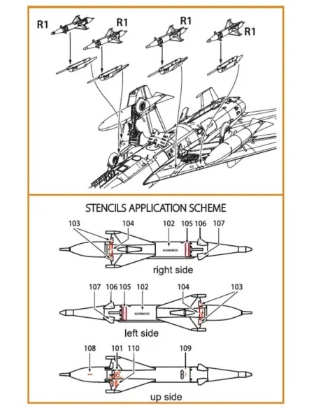 RS-2U/US (4pcs) used on the following airplanes: MiG-19PM/PML, MiG-...