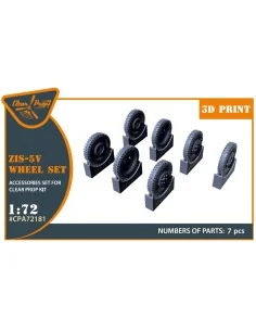 [NO_DESC] ZiS-5V wheel set, 1/72 - Clear Prop Accessories CPA72181