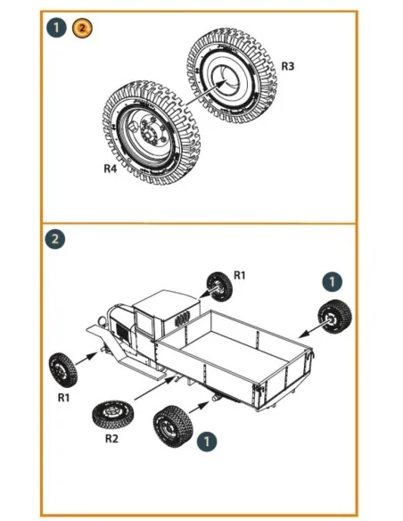 [NO_DESC] ZiS-5V wheel set, 1/72 - Clear Prop Accessories CPA72181