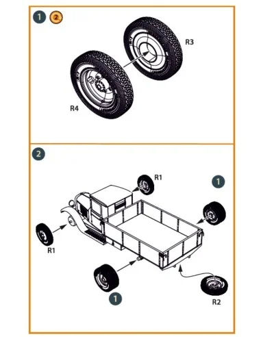 ZiS-5/5V wheel set, 1/72 - Clear Prop Accessories CPA72182