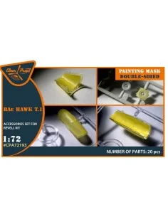 Bat HAWK T.1 double-sided painting mask for REVELL kit, 1/72 - Clea...