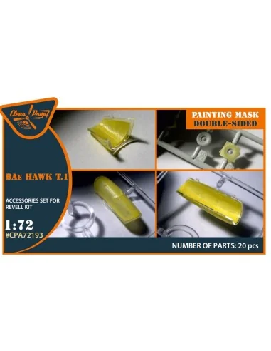 Bat HAWK T.1 double-sided painting mask for REVELL kit, 1/72 - Clea...