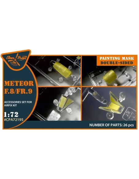 Meteor F.8/FR.9 double-sided painting mask for Airfix kit, 1/72 - C...