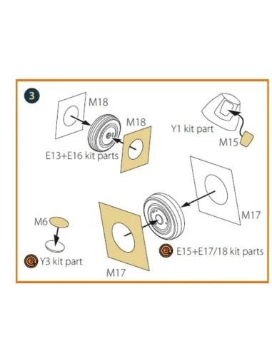 Su-17M3/4 double-sided painting mask for Modelsvit kit, 1/72 - Clea...