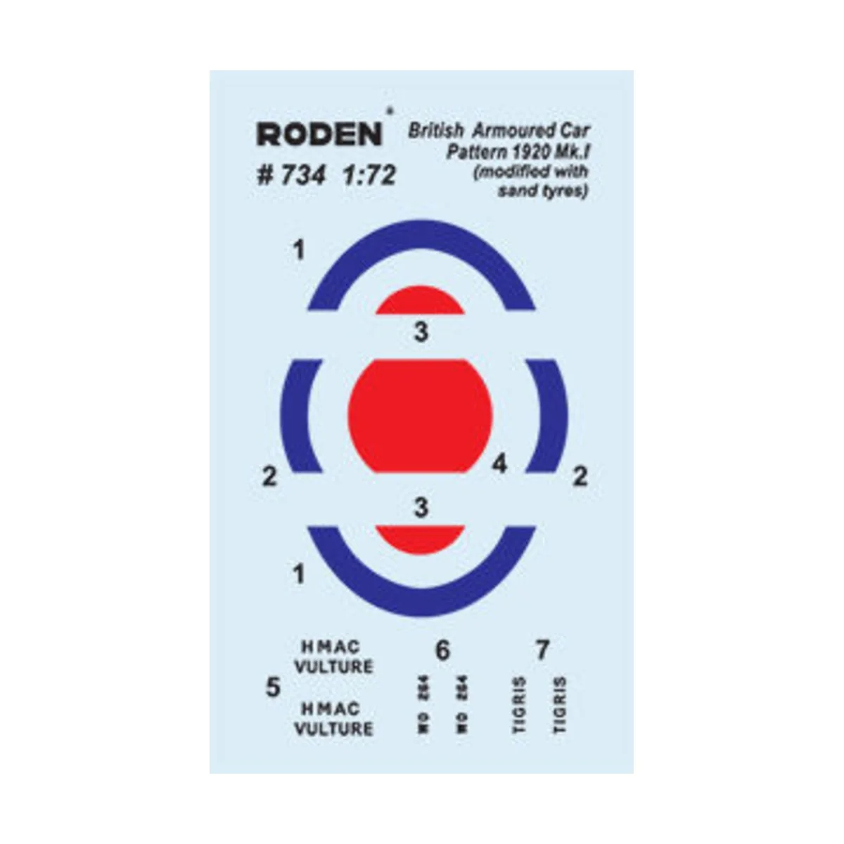British Armoured Car Pattern 1920 Mk.II (modified with sand tyres) ...