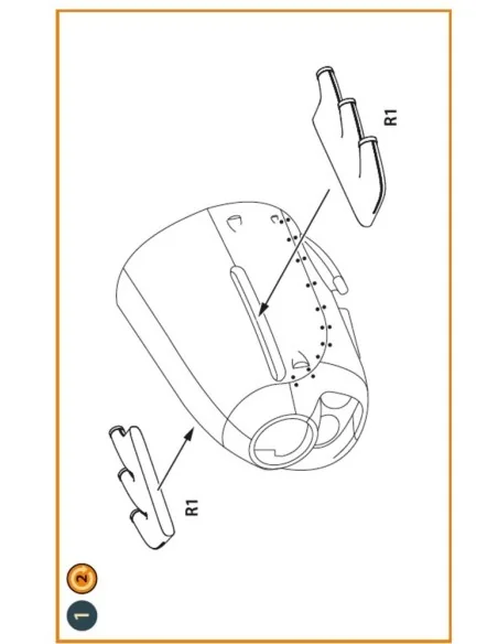 Welington Mk.II exhausts for Airfix kits, 1/72 - Clear Prop Accesso...