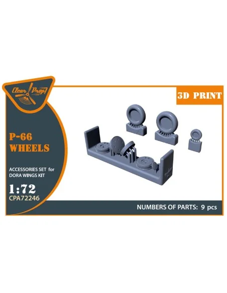 [NO_DESC] Vanguard P-66/Mk.1/J10 Wheels set for Dora Wings, 1/72 - ...