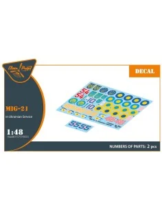 MiG-21 in Ukrainian Service, 1/48 - Clear Prop Accessories CPD48005