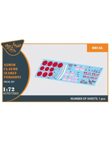[NO_DESC] A5M2b Claude (early version) decal set for CP kit CP72006...
