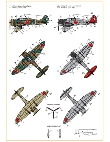 A5M2b Claude (early version) decal set for CP kit CP72006, 1/72 - C...