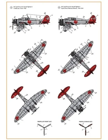 A5M2b Claude (early version) decal set for CP kit CP72006, 1/72 - C...