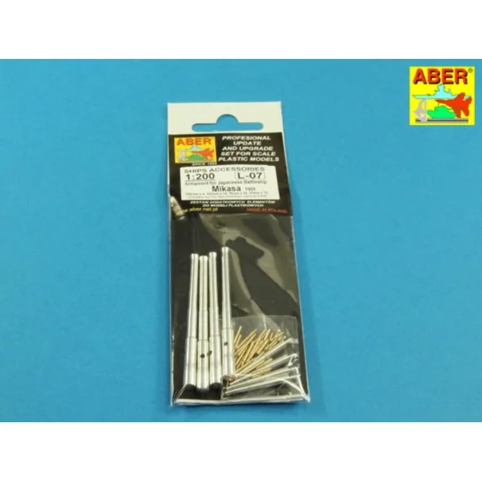 Armament for Mikasa, 1/200 - Aber Models RE-200 L07 Armament for Mikasa, 1/200 - Aber Models RE-200 L07