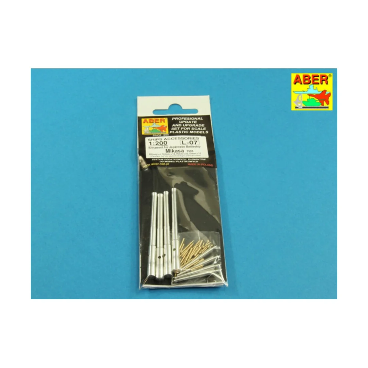 Armament for Mikasa, 1/200 - Aber Models RE-200 L07 Armament for Mikasa, 1/200 - Aber Models RE-200 L07