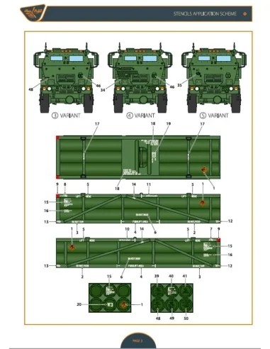 [NO_DESC] M142 Himars in Ukrainian Armed Forces decal set for Forea...