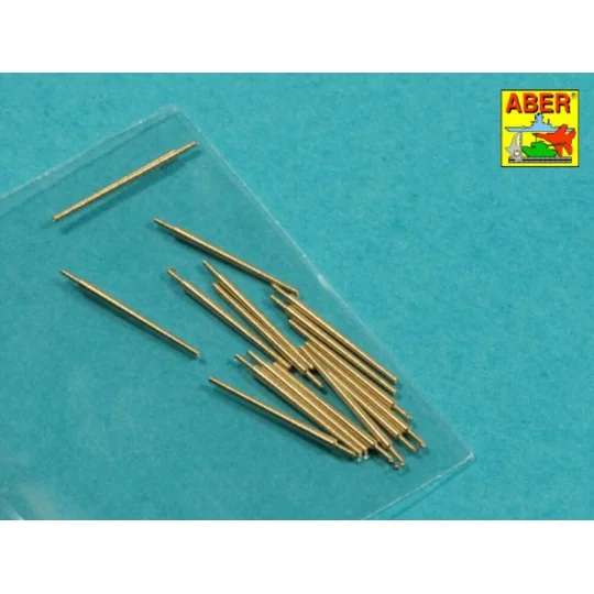 Set of 16 pcs 37 mm L/83 barrels SK C/30 for German ships, 1/200 - ... Set of 16 pcs 37 mm L/83 barrels SK C/30 for German ships, 1/200 - ...