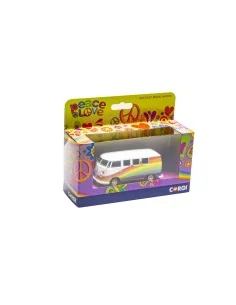 Volkswagen Campervan - Peace Love and Rainbows, 1/43 - Corgi CC02739