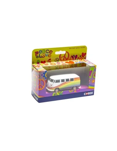 Volkswagen Campervan - Peace Love and Rainbows, 1/43 - Corgi CC02739
