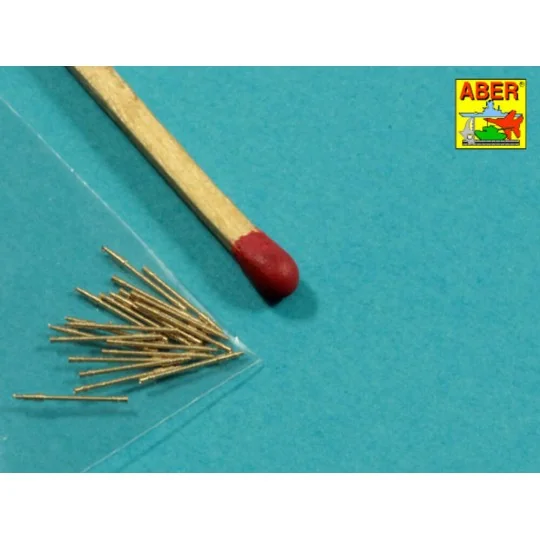 Set of 20 pcs 20 mm L/65 barrels C/38 for German ships, 1/200 - Abe...