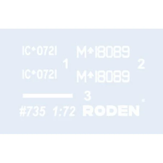 Vauxhall D-type, 1/72 - Roden 735 Vauxhall D-type, 1/72 - Roden 735