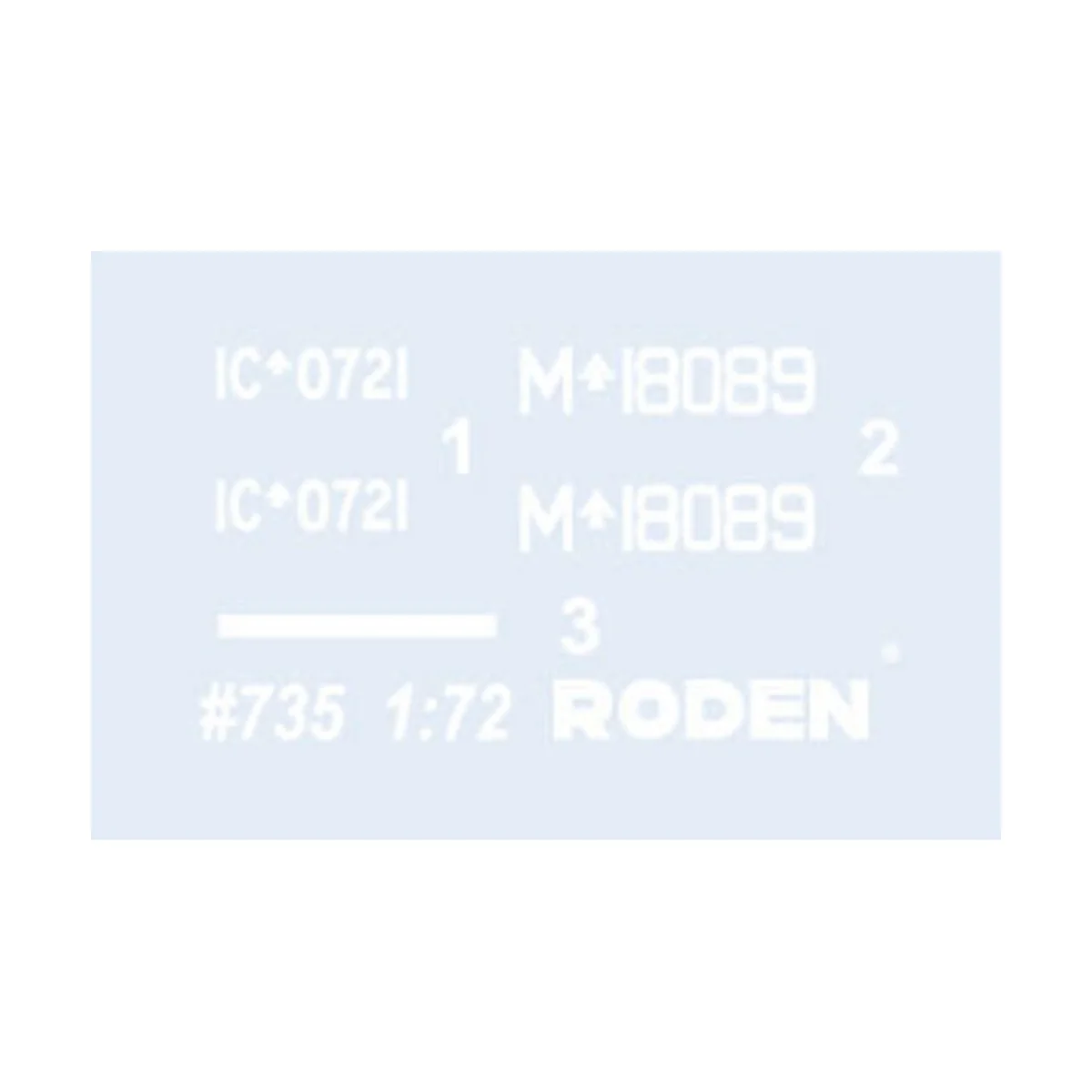 Vauxhall D-type, 1/72 - Roden 735 Vauxhall D-type, 1/72 - Roden 735