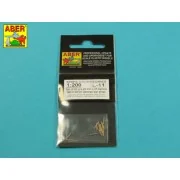 Set of 20 pcs 20 mm L/65 barrels MG C/30 for German ships, 1/200 - ...