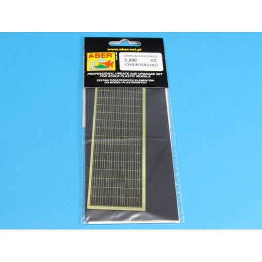 Chain railing 3 horizontal - Aber Models RE-200-02