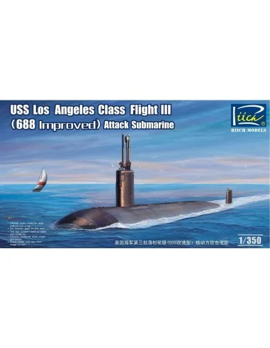 USS Los Angeles Class Flight III(688 imp, 1/350 - Riich Models RN28007