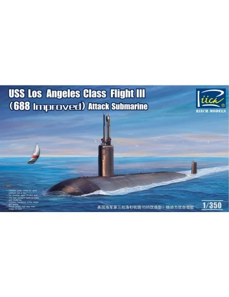 USS Los Angeles Class Flight III(688 imp, 1/350 - Riich Models RN28007